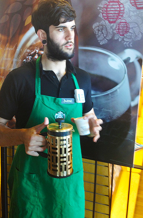 Starbucks Coffee Master James
