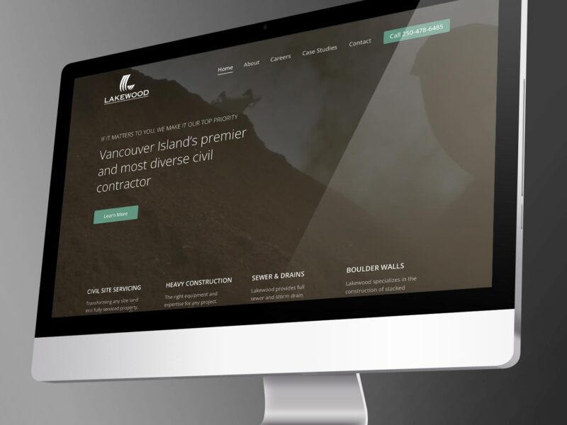 Lakewood Estates website design